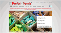 Desktop Screenshot of proartpanels.com